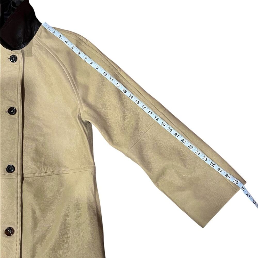 Reformation Veda Beck Leather Trench Coat - NWT NEW - Picture 11 of 12